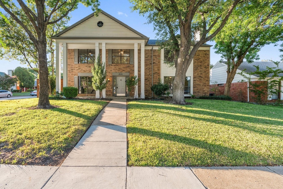 View of front of home with a front yard