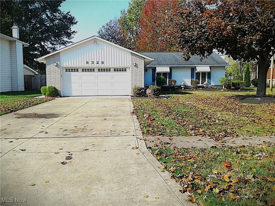 Ranch-style home in Orchard Hill subdivision.