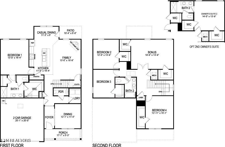 Salem Floor Plan Horton E Updated Shower