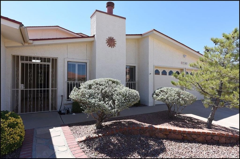Front of townhome