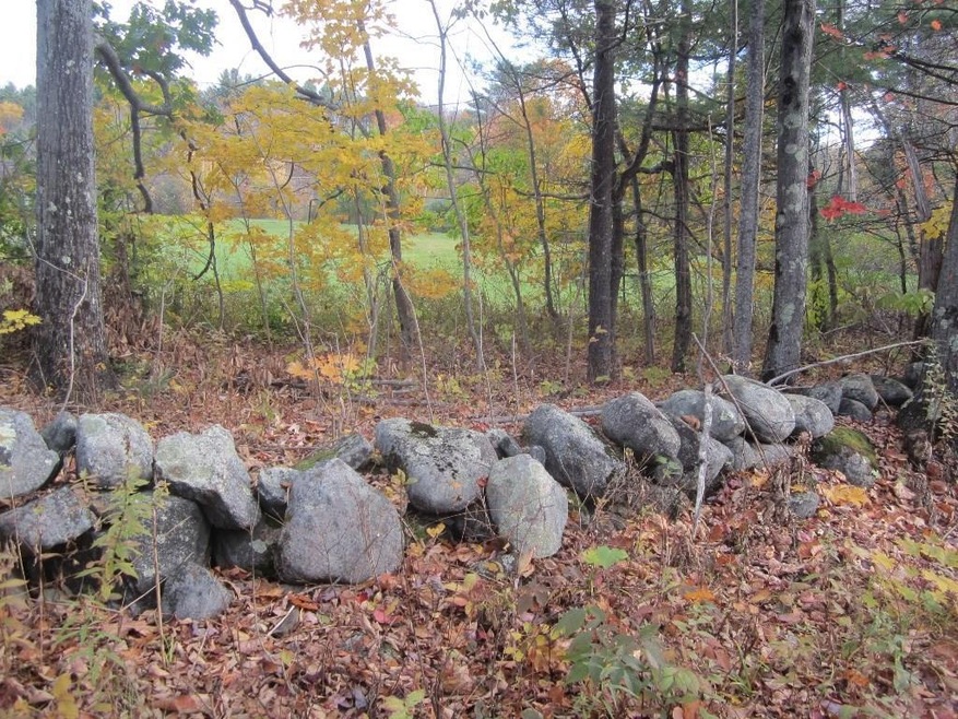 Stonewall follows along the property...