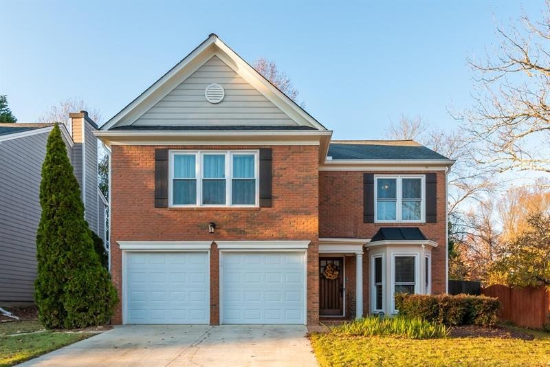 Brick front with Bay window