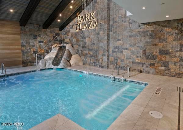 Park Plaza pool with rain shower