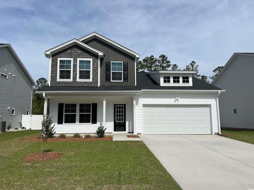 View of front of house featuring a porch, a front 