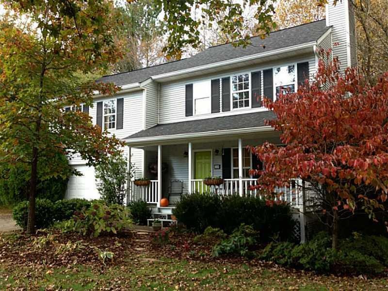 Exterior Front. Beautiful fall color in a park set