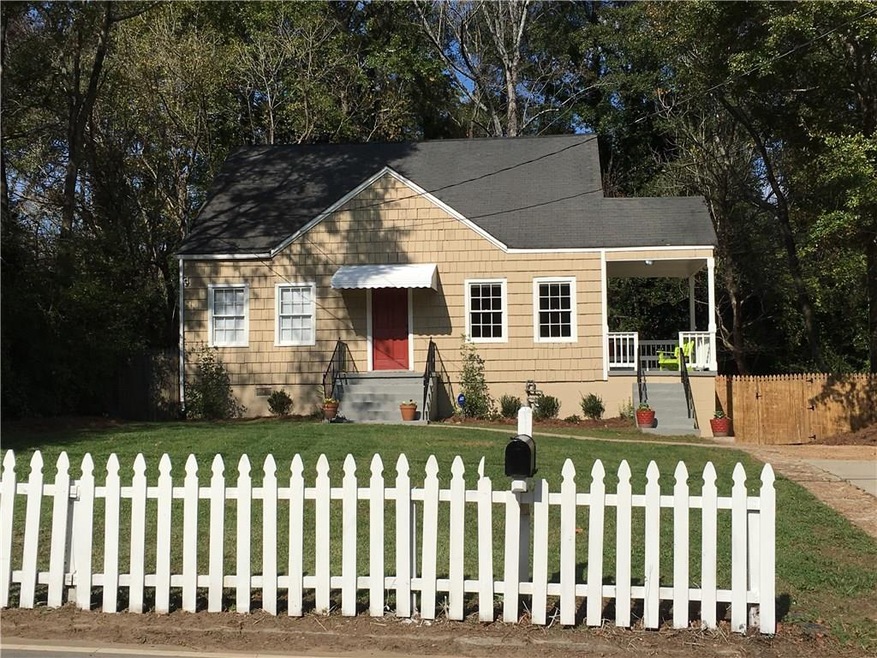 Charming East Atlanta cottage complete with white 