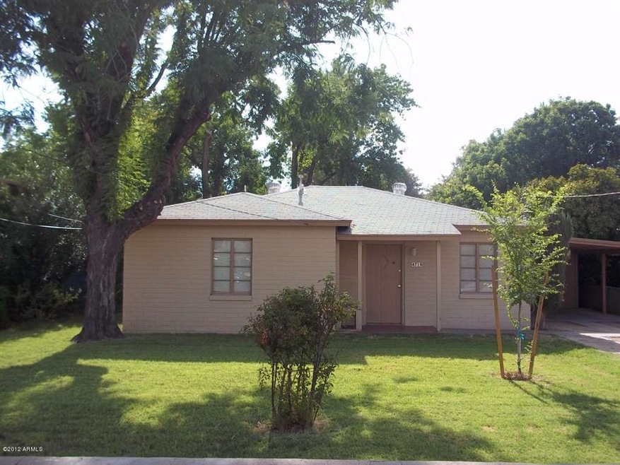 Front of home