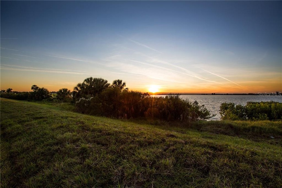Breathtaking views of the sunset over the Manatee 