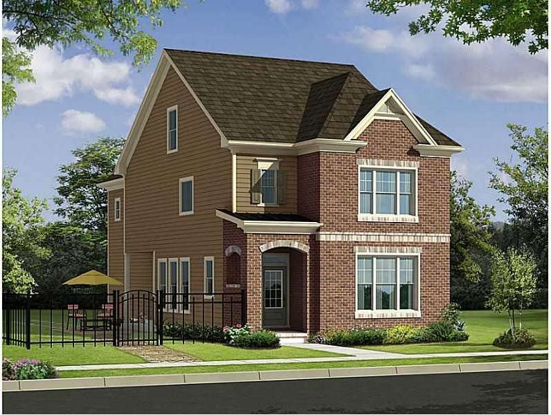 Exterior Front. Crenshaw B  3 Story - 4/3.5  w/ Lo