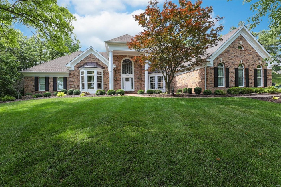 Impressive curb appeal on a Private lot.