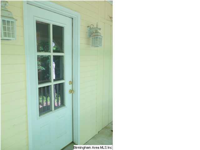 Welcoming porches and entry door