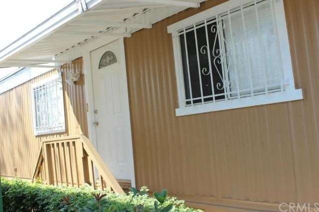 Covered entrance into the home.