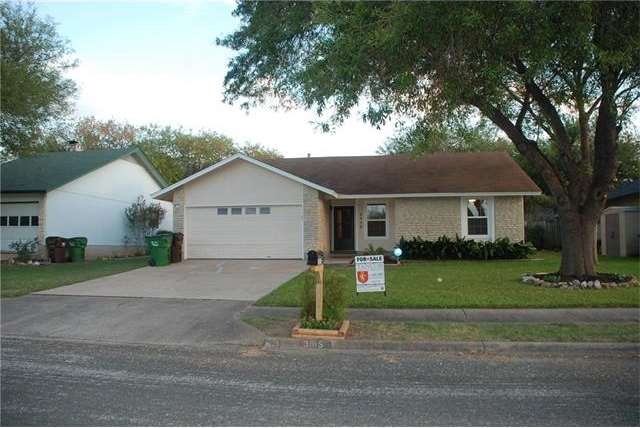 Front View of the home at twilight