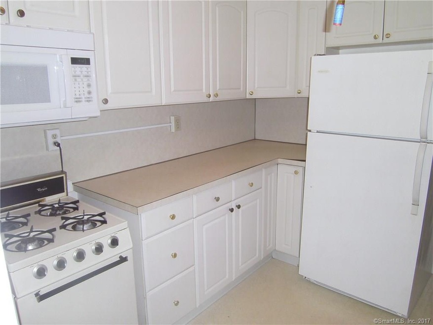 Kitchen with microwave