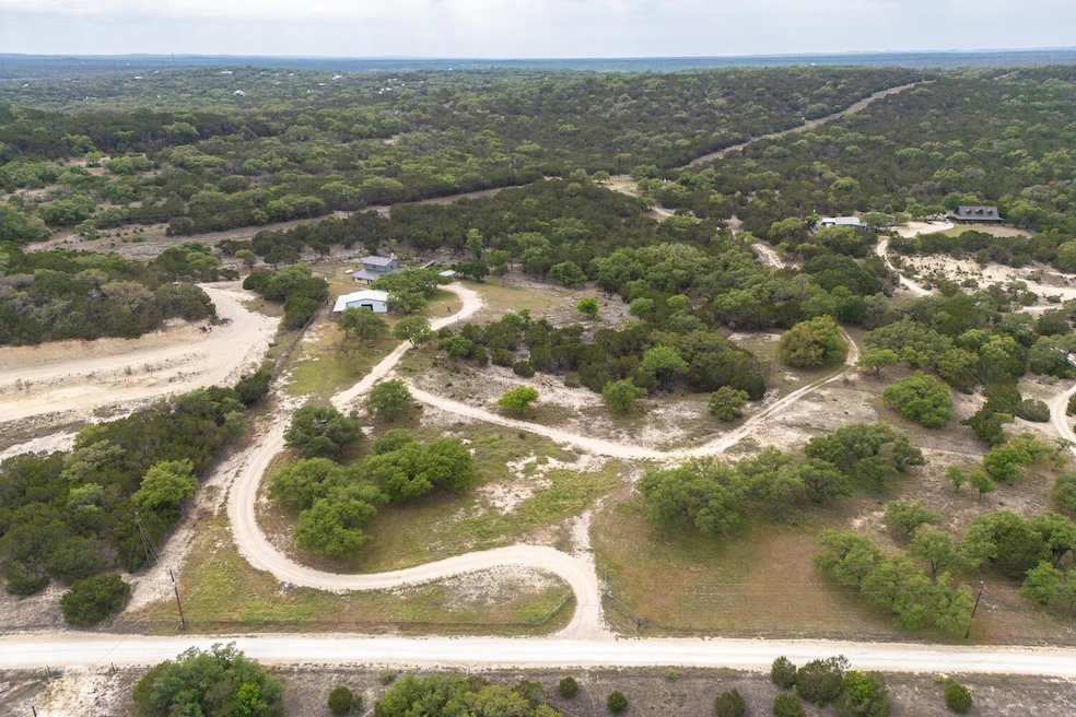 Bird's eye view with a forest view