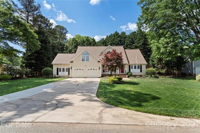 Large, wide driveway.