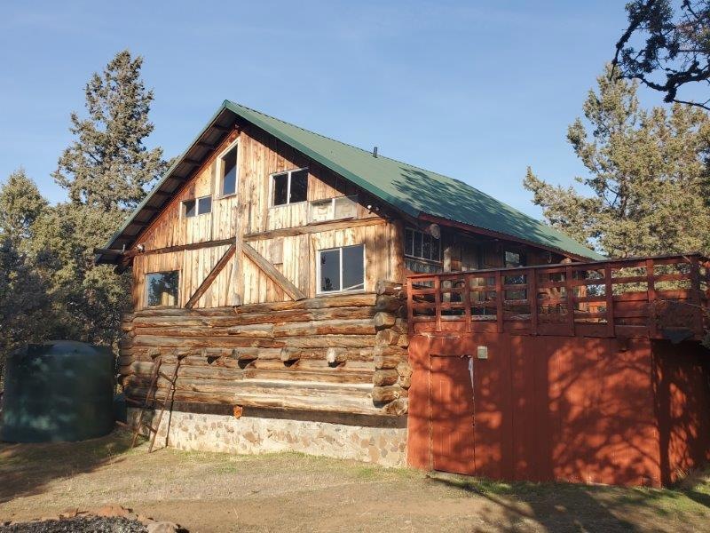 Log Home with Large Deck