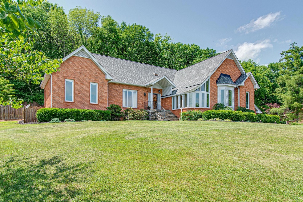 Generous partially wooded lot