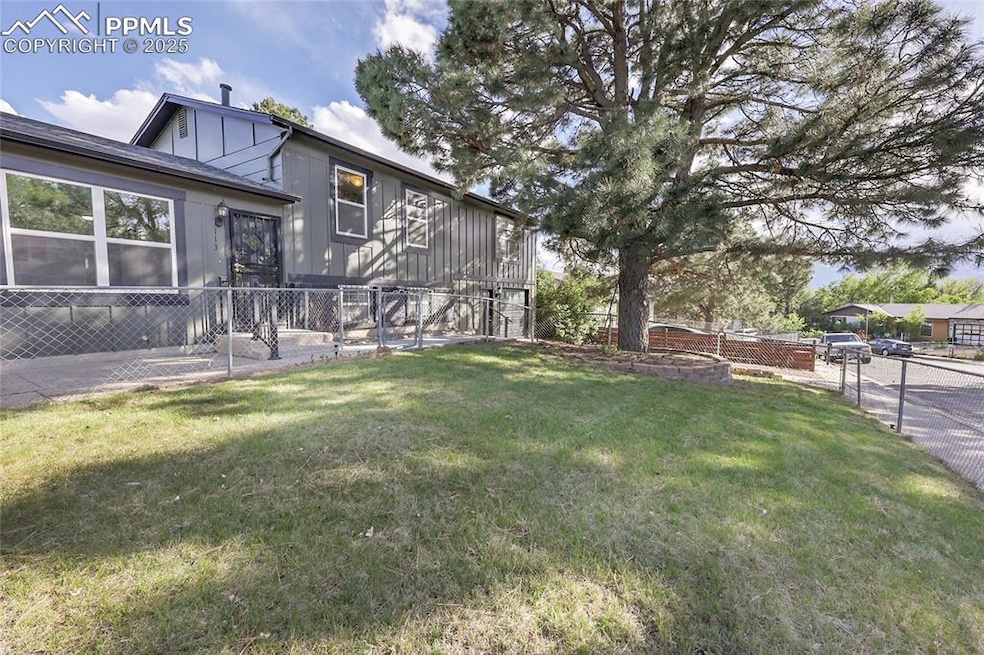 View of property exterior featuring board and batten siding