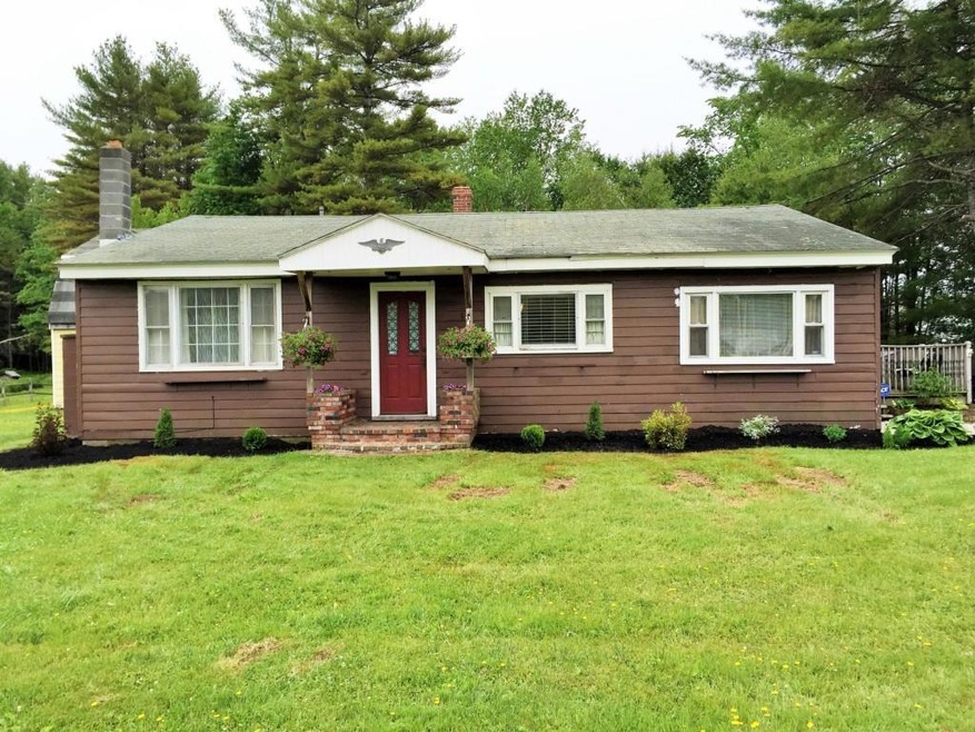 Nicely landscaped front yard