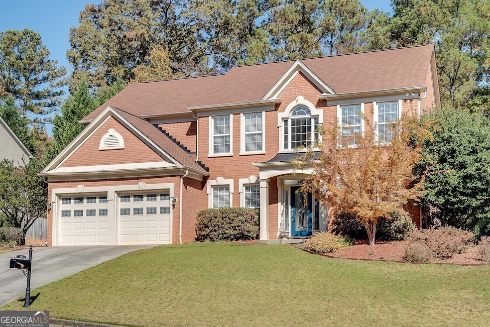Brick home with double garage