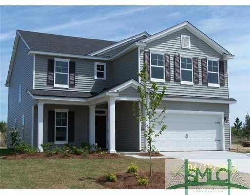 Exterior Front. Home should be completed in May.