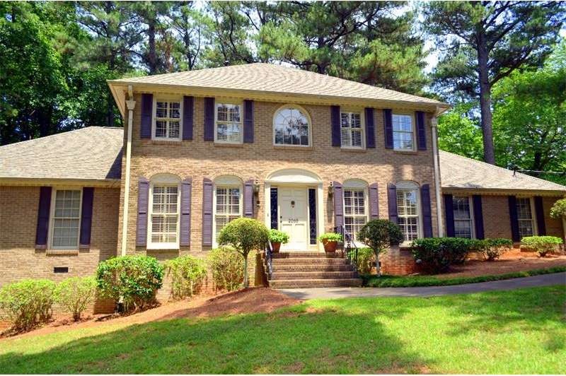 2065 Mountain Creek Ct. is a handsome four sides b
