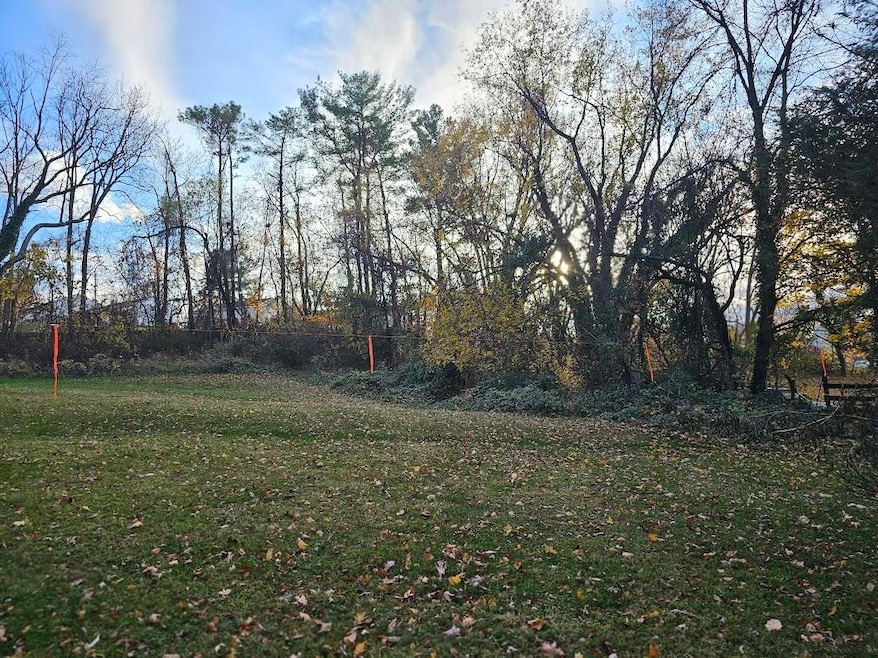 View from rear of lot