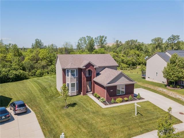 Large brick colonial.