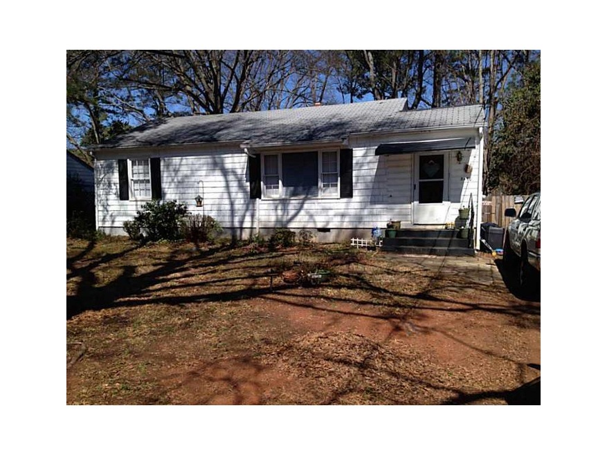 Exterior Front. Cute updated bungalow in Decatur, 
