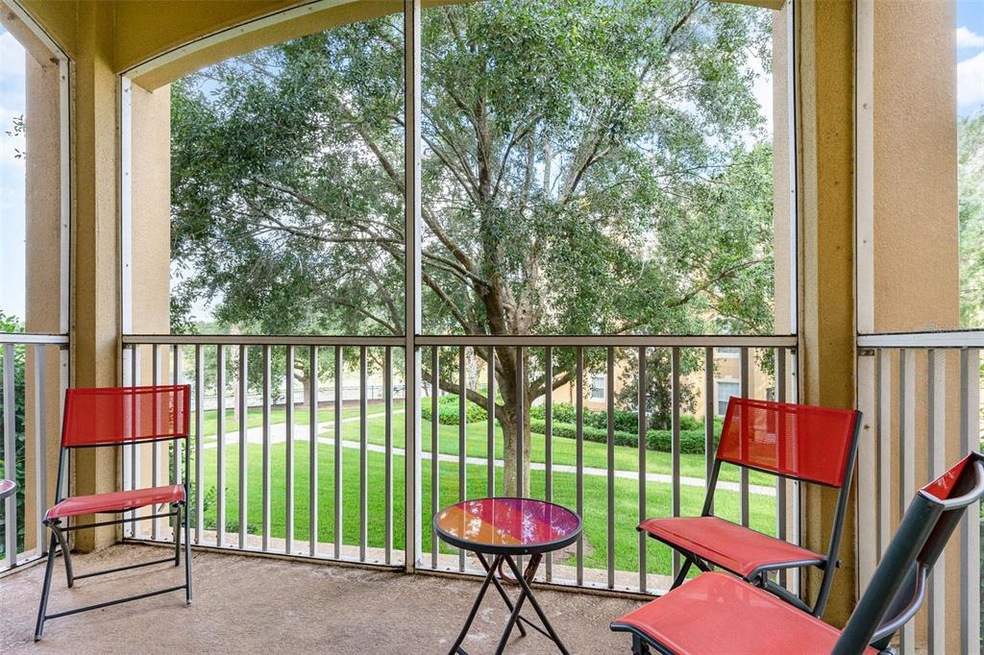 View of lake from the screened patio!