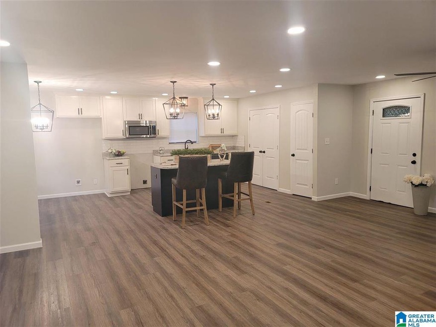 Open Kitchen with Island.