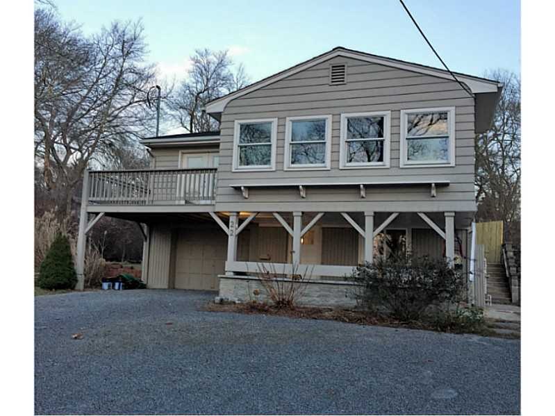 Exterior Front. Craftsman detailing and new paint