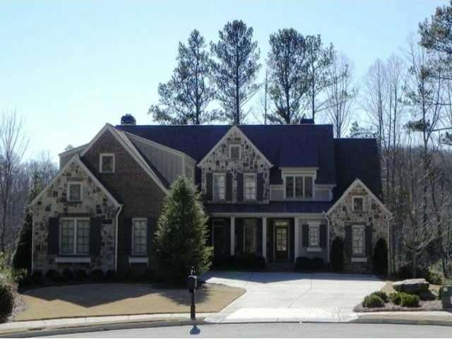 Exterior Front. Two story, custom built home on be