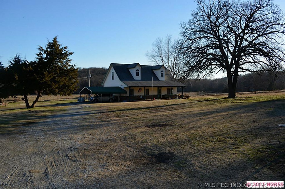 Adorable 3 bedroom 2.5 bath home on 20 acres.