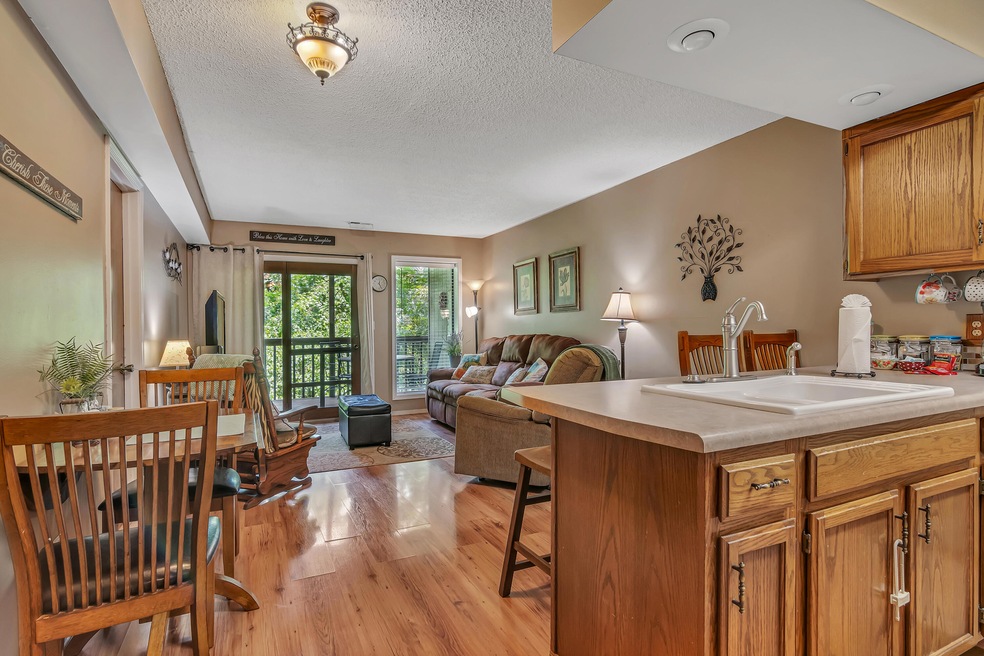 Open Living and Kitchen
