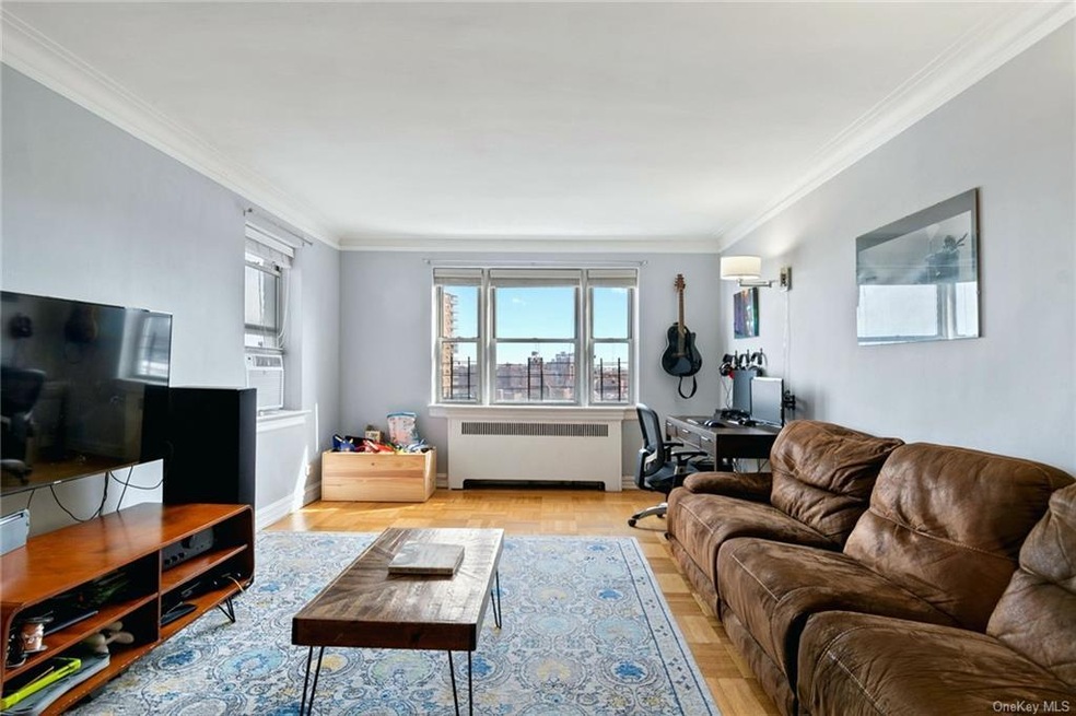 Oversized living room with high ceilings, large wi