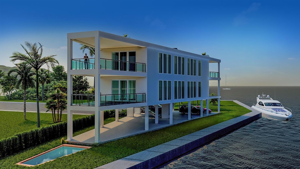 Triangular house_Left View - Photo