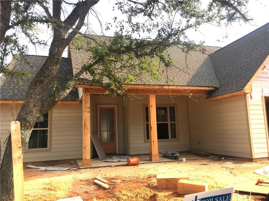 Cypress Columns on front elevation