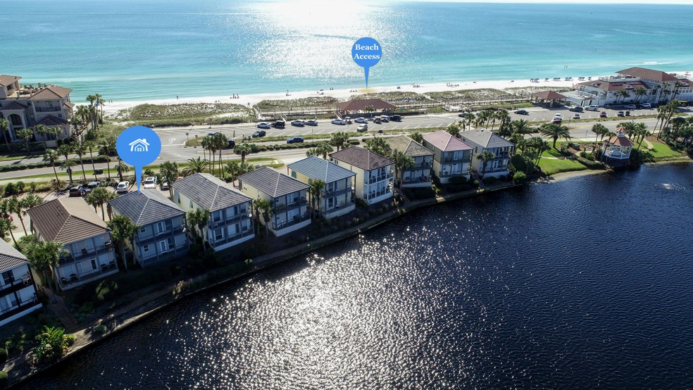 Aerial of Beach Access