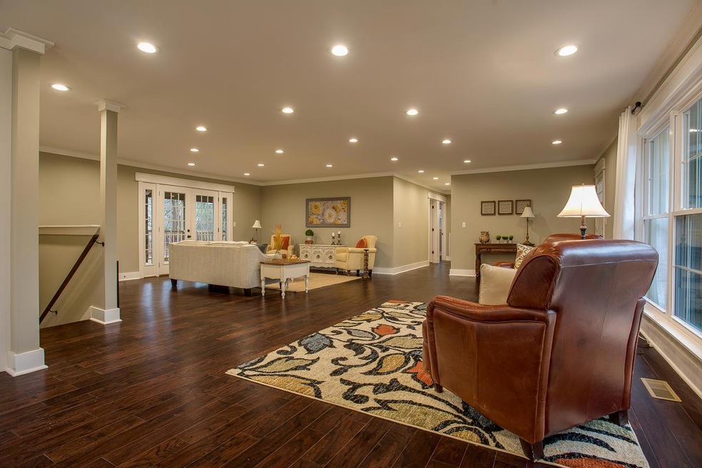 The open floor plan is magnificent and perfect for holiday entertaining or socials. 