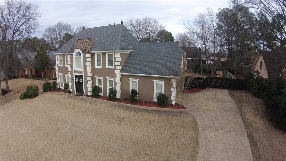 Beautiful curb appeal with side load garage.
