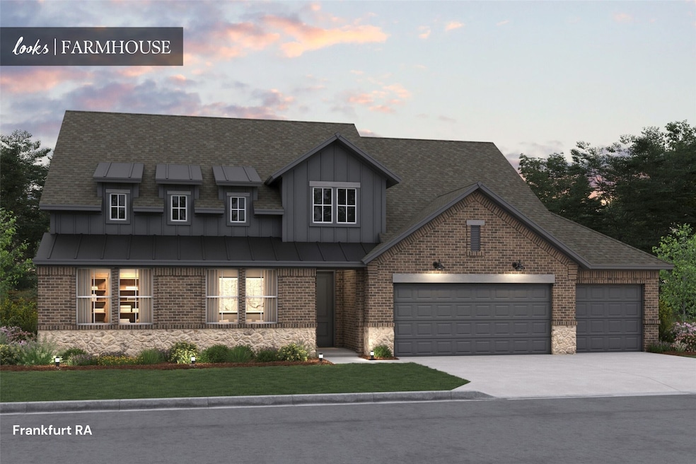 Gorgeous Frankfurt design by K. Hovnanian Homes with elevation RA in beautiful Lakeview. (*Artist rendering used for illustration purposes only.)