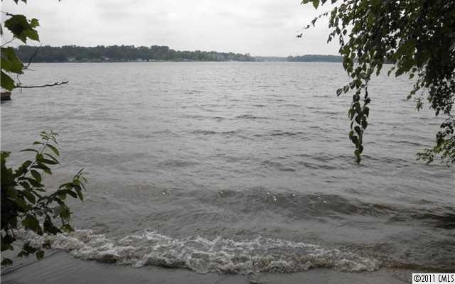 Waterfront - View of lake from shore of lot.