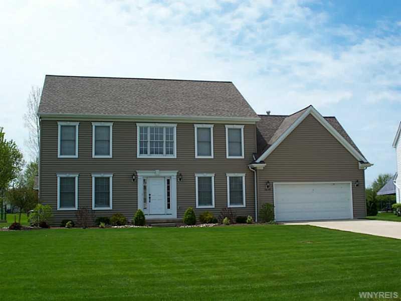 Exterior Front. The home faces north. Totally main