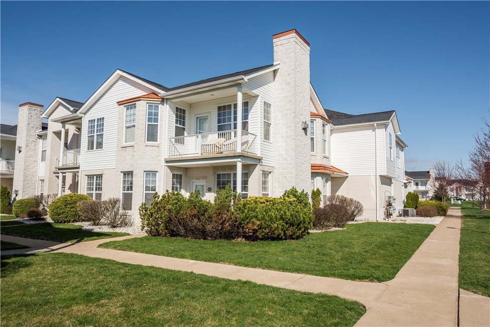 First floor end unit with panoramic views