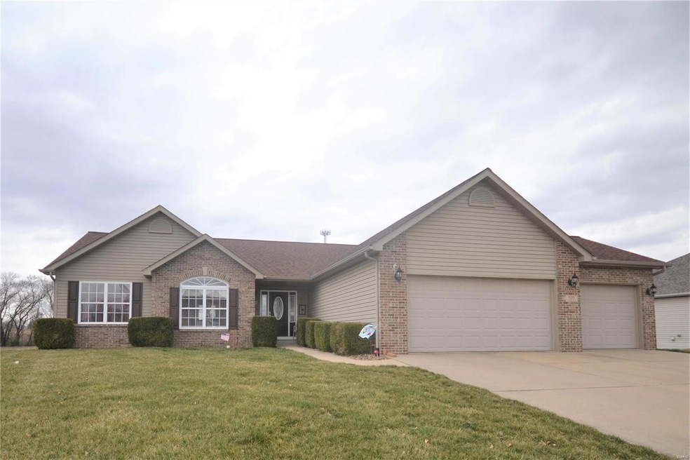 Modified Ledgestone Plan by D&F Home Builders.