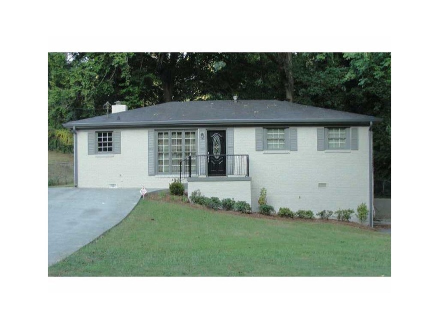 Exterior Front. Four sided brick home, freshly pai