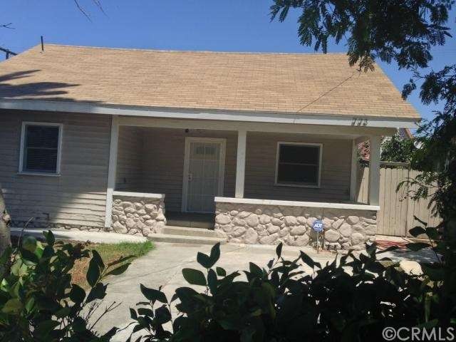 Front view of the home