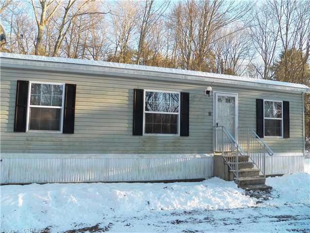 Exterior Front. Nice size double wide mobile home 